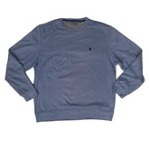 Vintage Y2K grey minimal crew neck sweater size large by Izon